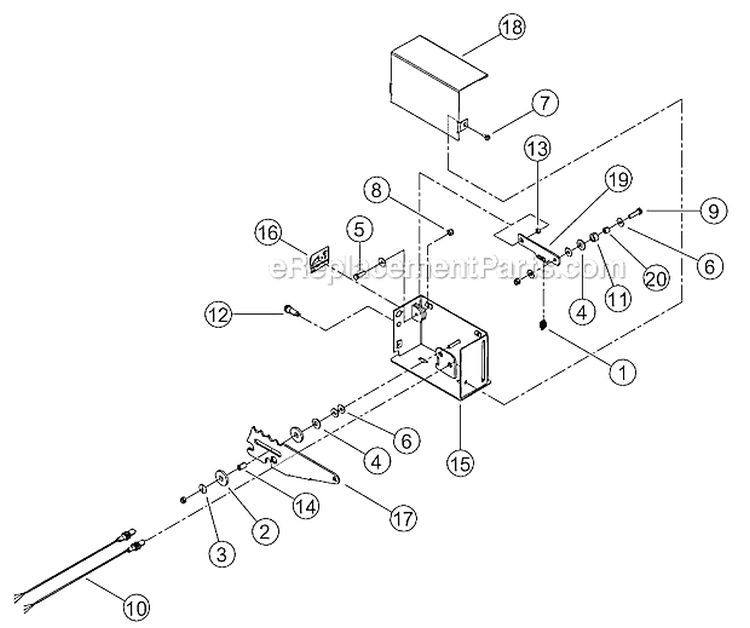 Page Q Diagram and Parts List for CH8720IH 5VJAA0016AW002730 Bear Cat Chipper Shredder